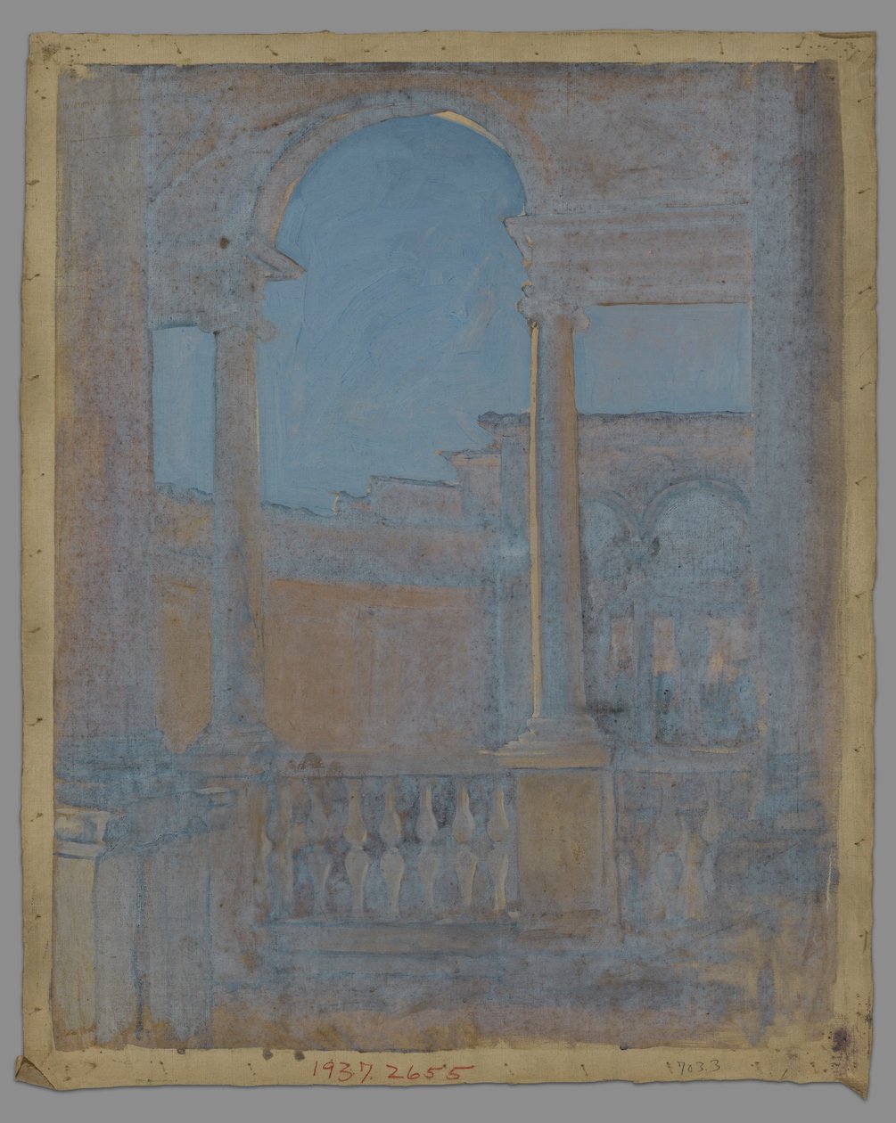 Étude architecturale - Edwin Austin Abbey