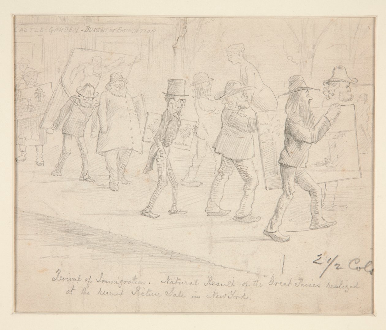 Cartoon - Edwin Austin Abbey