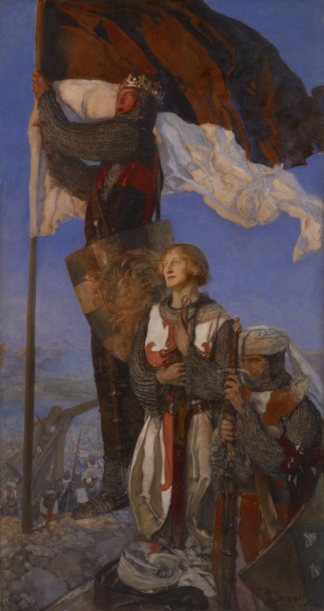 Croisés Apercevant Jérusalem - Edwin Austin Abbey