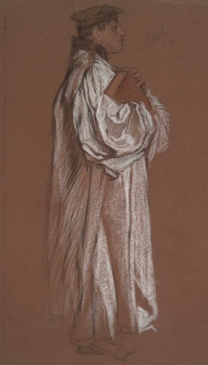 Figure pour le procès de Catherine - Edwin Austin Abbey