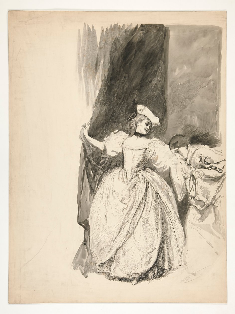 Étude de figure - Edwin Austin Abbey