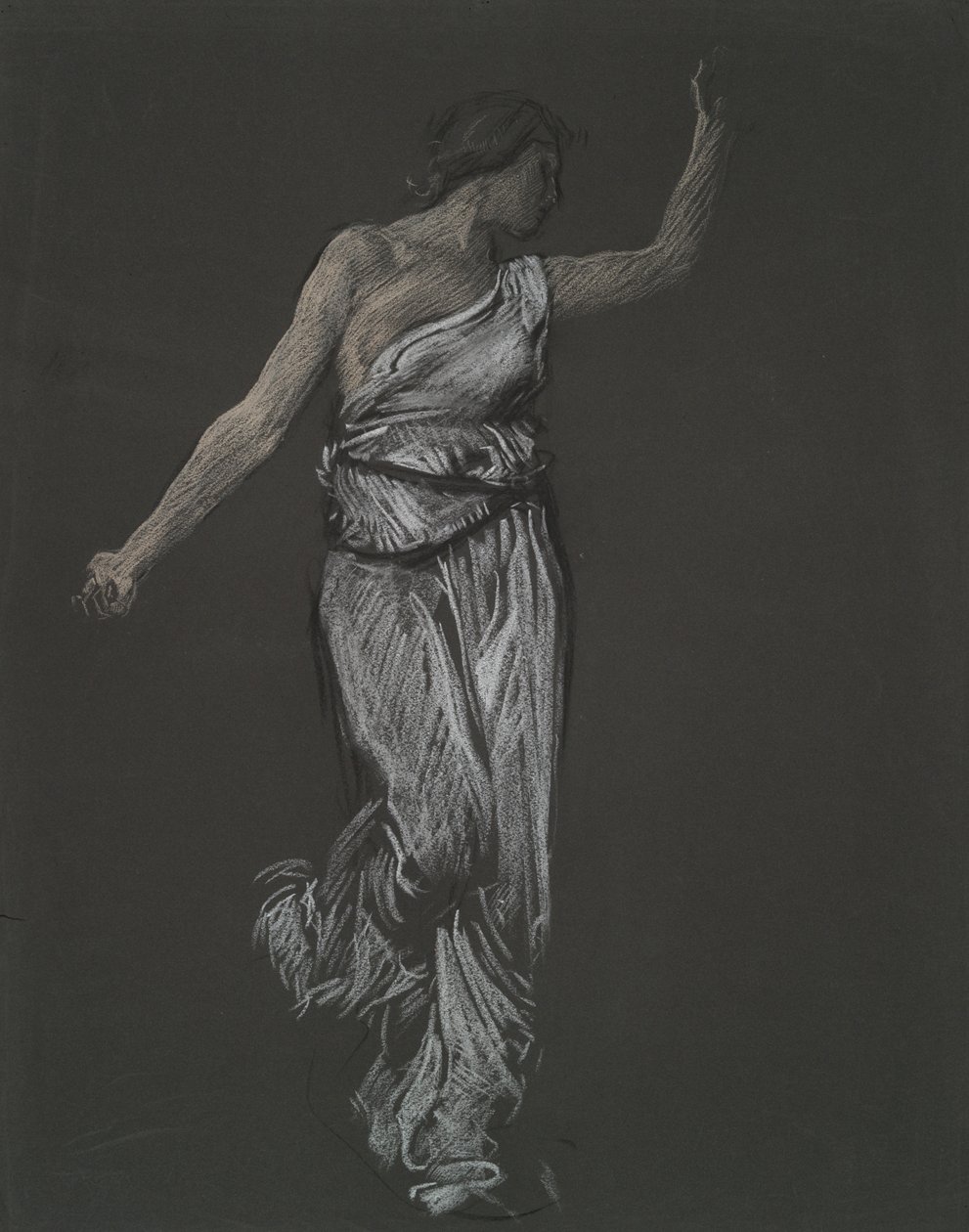 Étude de figure possible - Edwin Austin Abbey