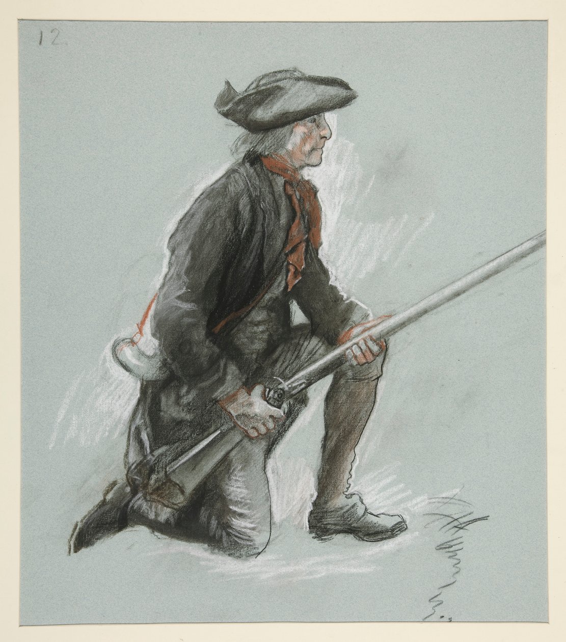Étude pour une figure - Edwin Austin Abbey