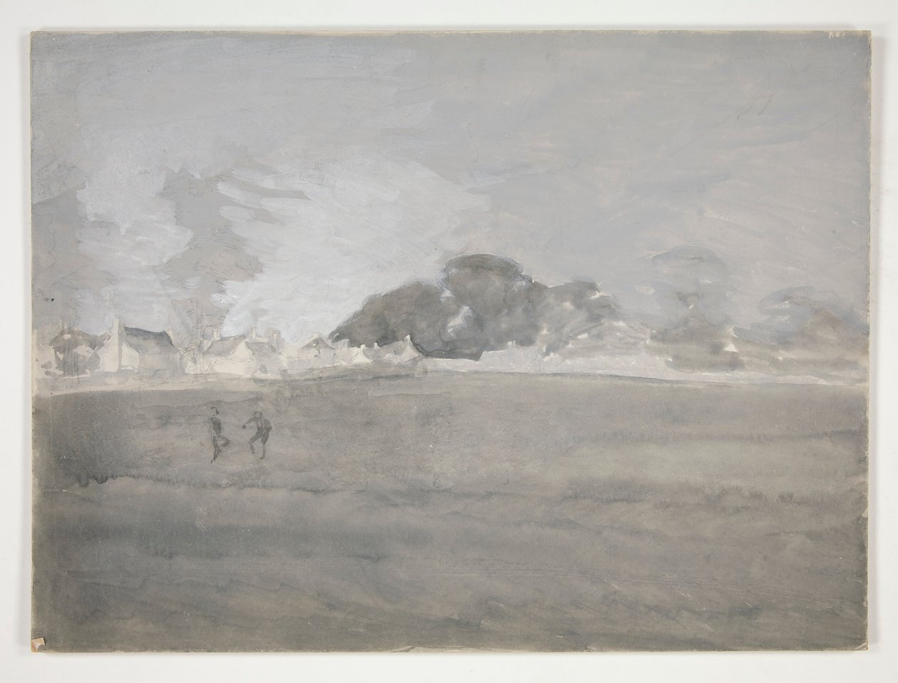 Paysage non identifié - Edwin Austin Abbey