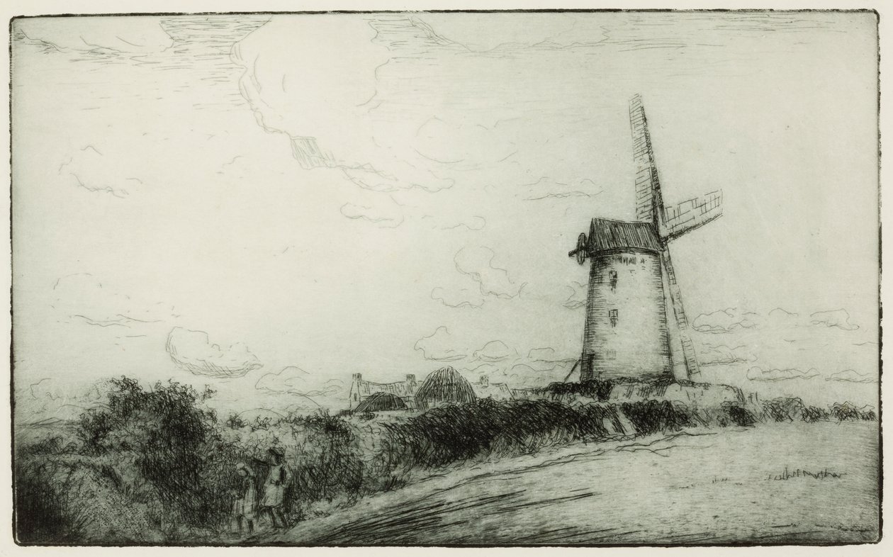 Le moulin à vent - Edwin Butler Bayliss