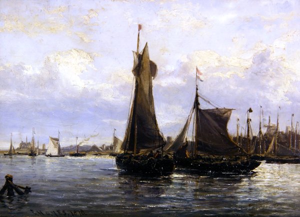 Port de Gorleston, 1878 - Edwin Hayes