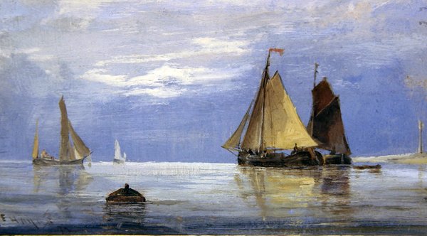 Croquis pour une marine - Edwin Hayes