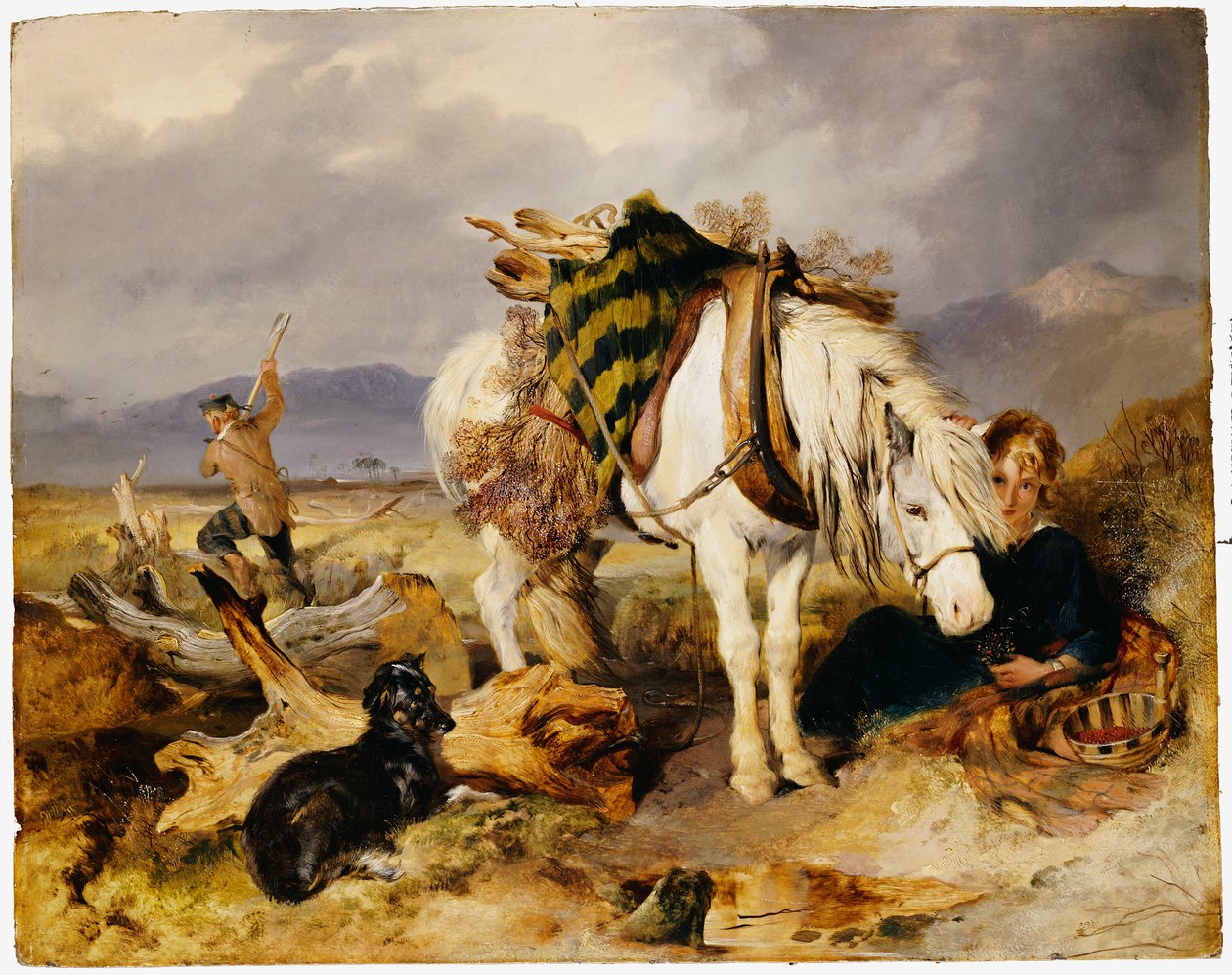 Le bûcheron - Edwin Landseer