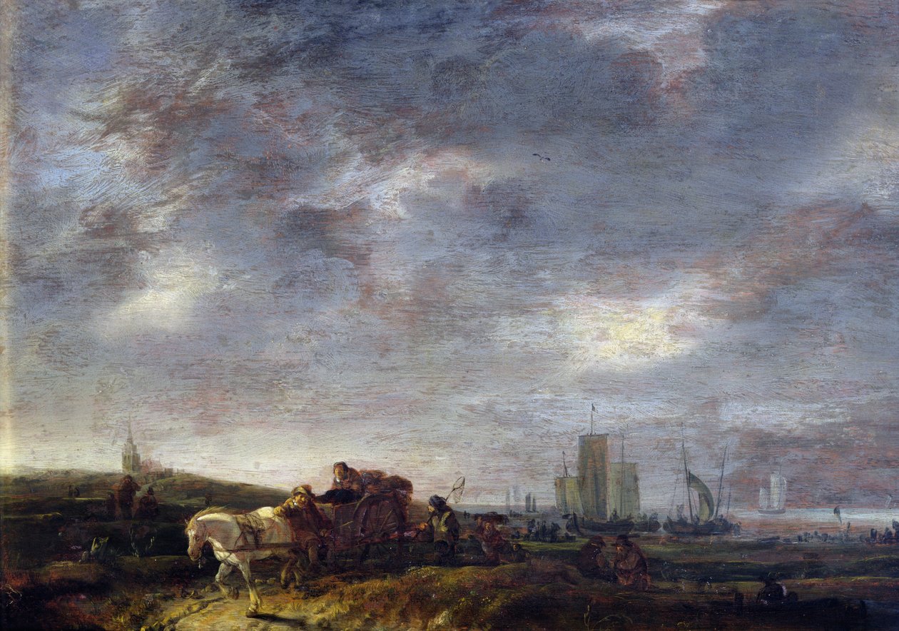 Retour des pêcheurs, 1646 - Egbert van der Poel