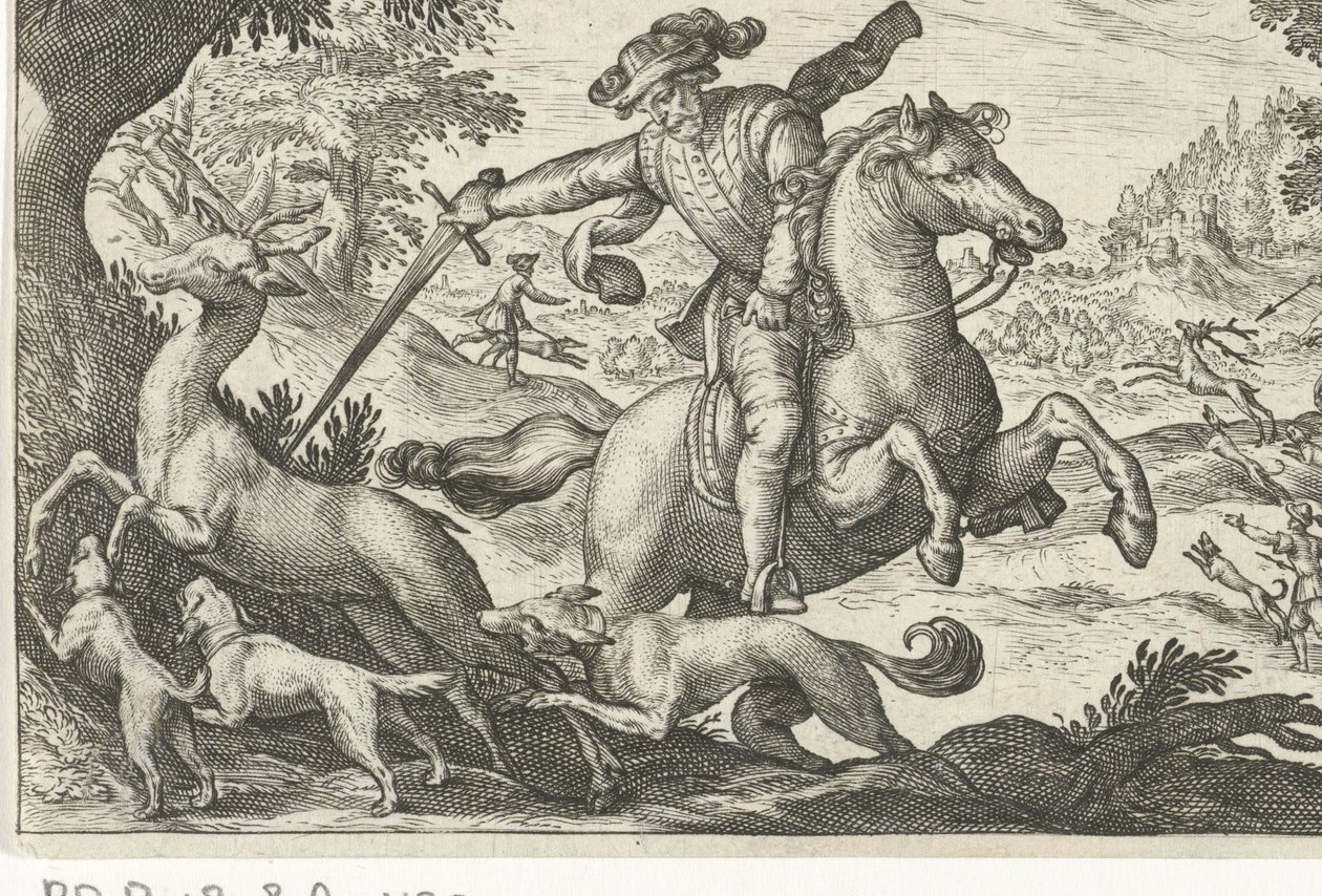 Chasse au cerf - Egbert Jansz.