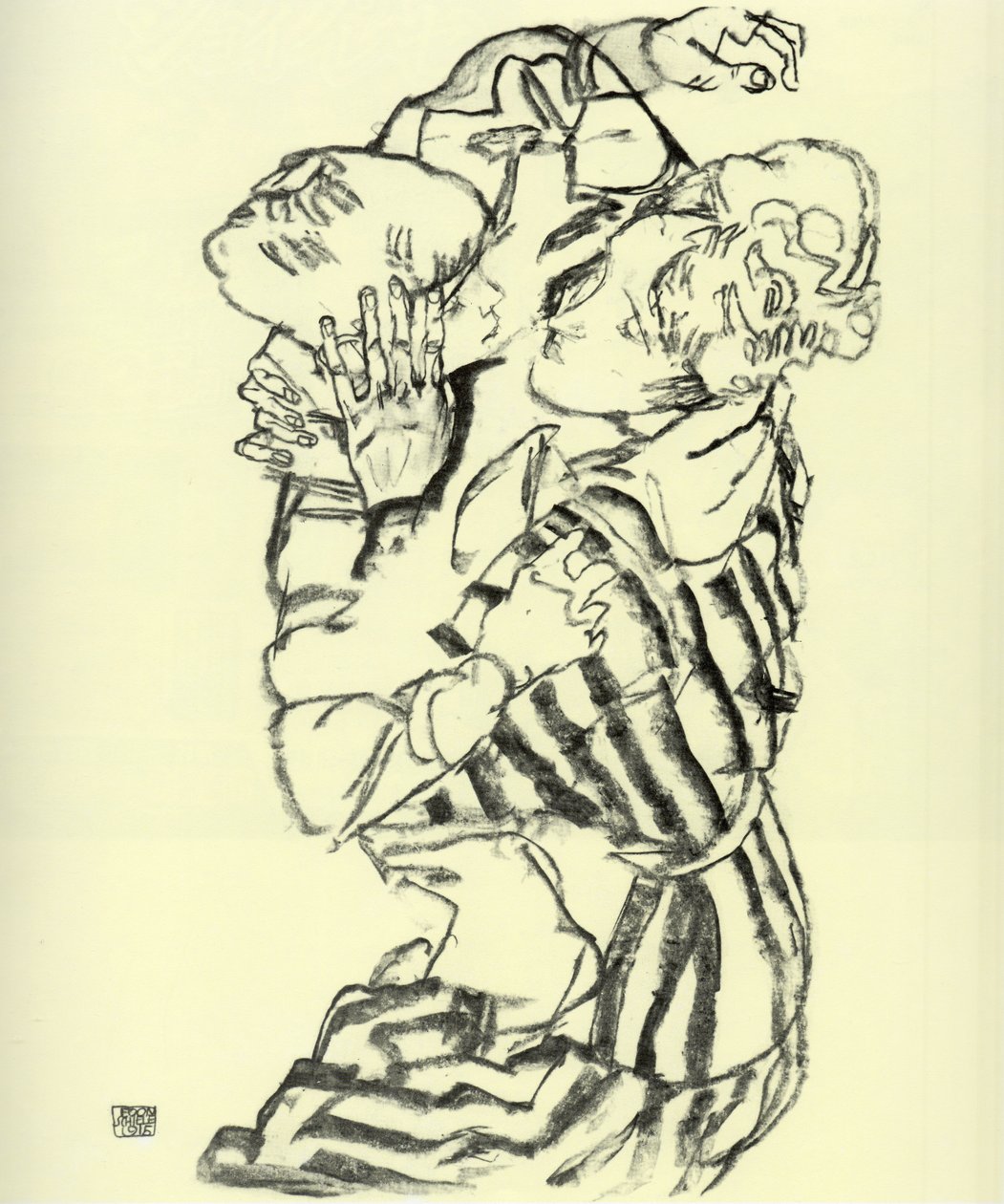 Tante et neveu - Egon Schiele