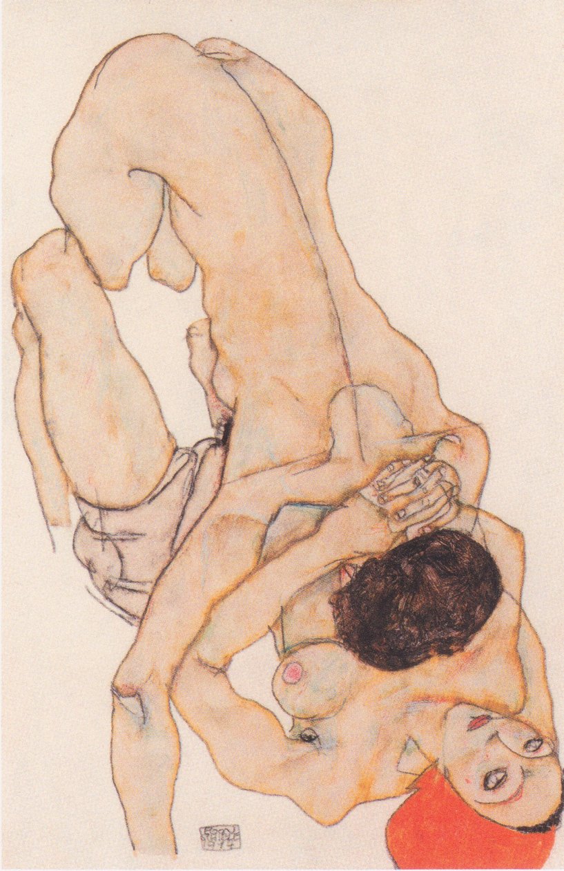 Couple lesbien - Egon Schiele