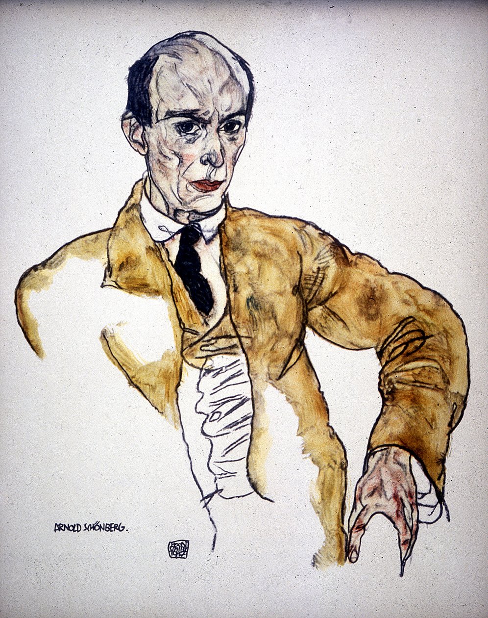 Arnold Schoenberg, 1917 - Egon Schiele