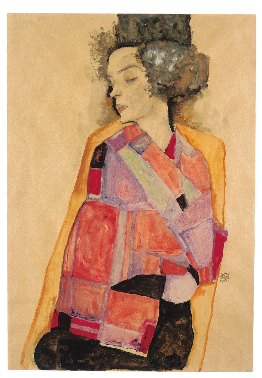 Femme Rêveuse - Egon Schiele