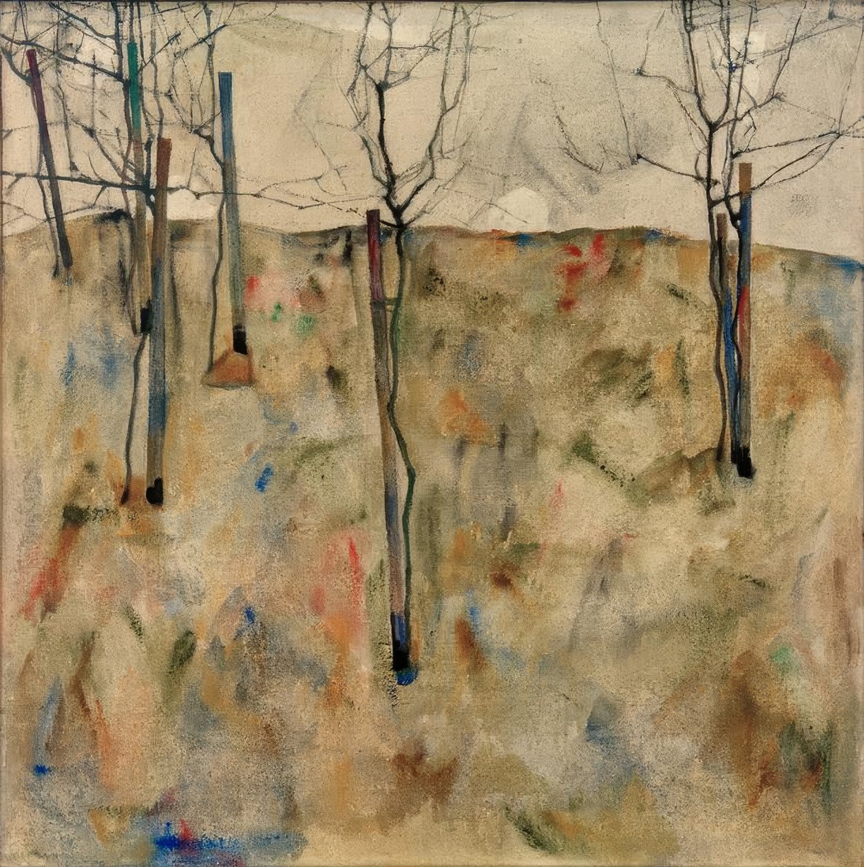 Arbres nus - Egon Schiele