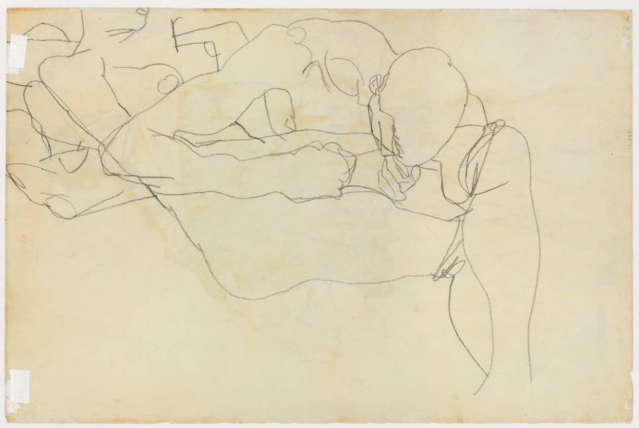 Amoureux, 1913 - Egon Schiele