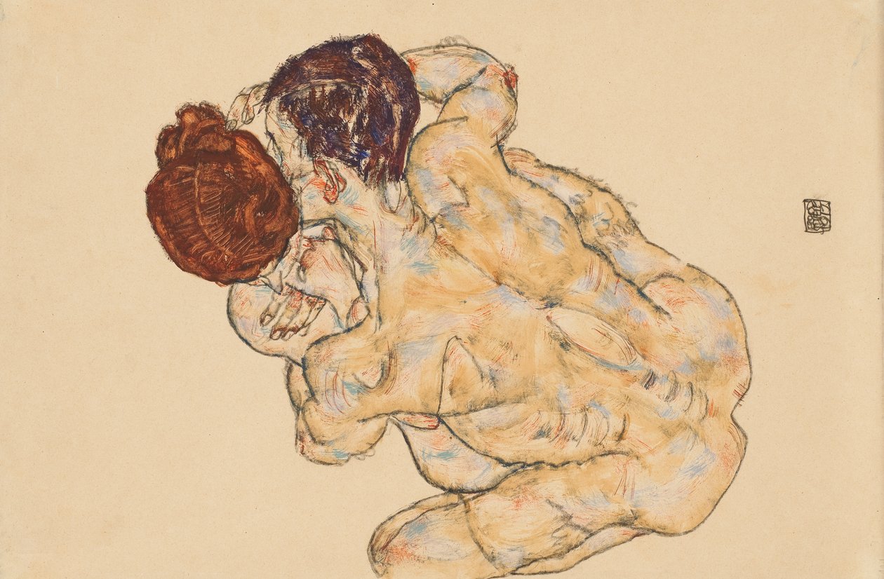 Homme et femme - Egon Schiele