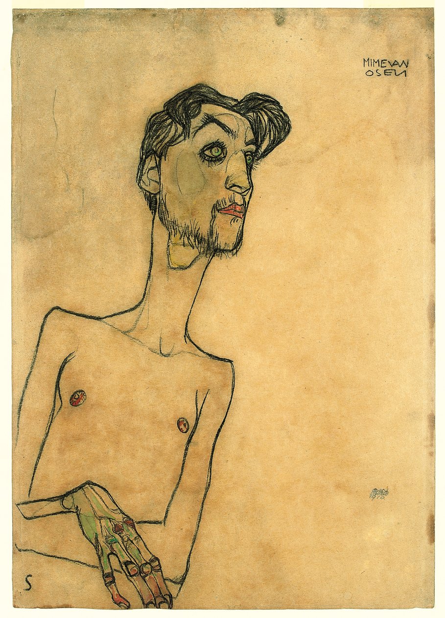 Mime van Osen - Egon Schiele