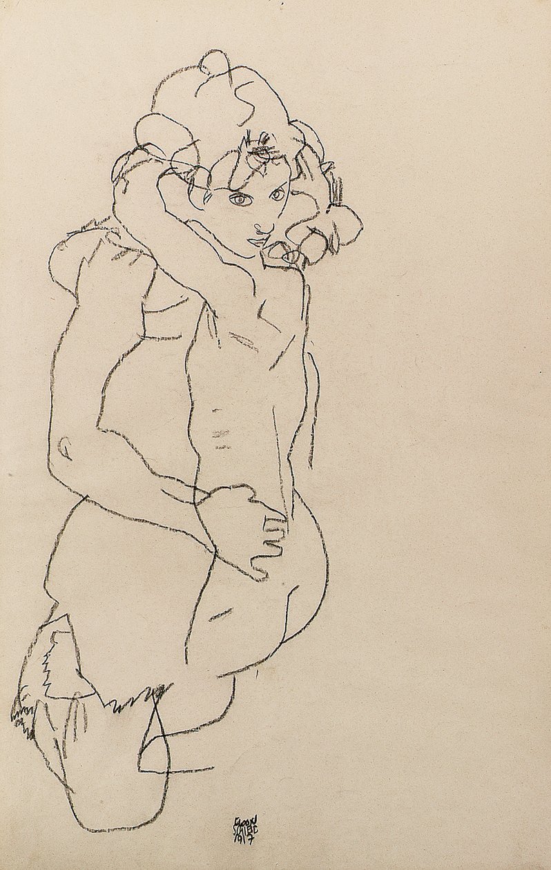Mère et Enfant - Egon Schiele