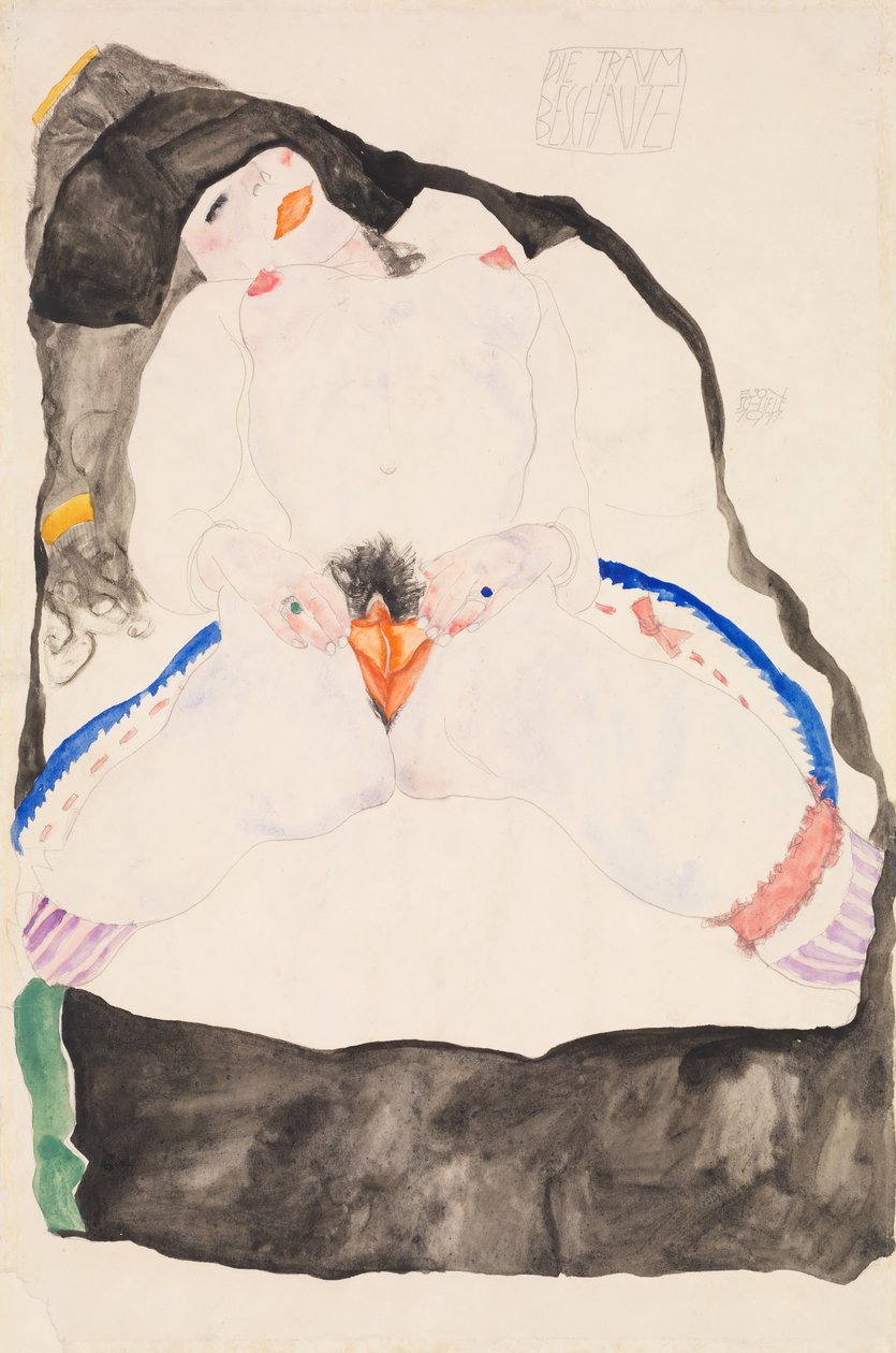 Observé dans un rêve, 1911 - Egon Schiele