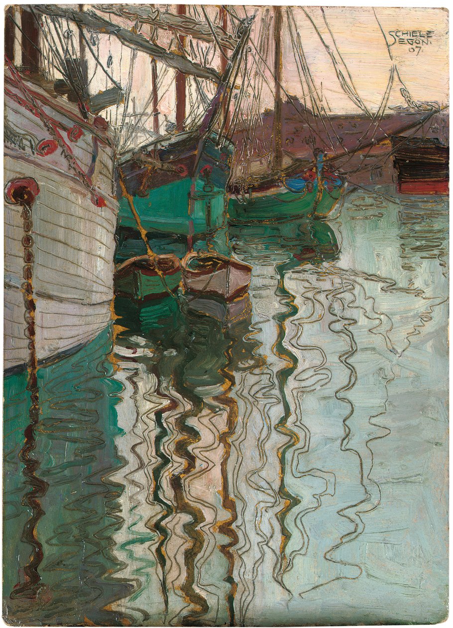Port de Trieste, 1907 - Egon Schiele