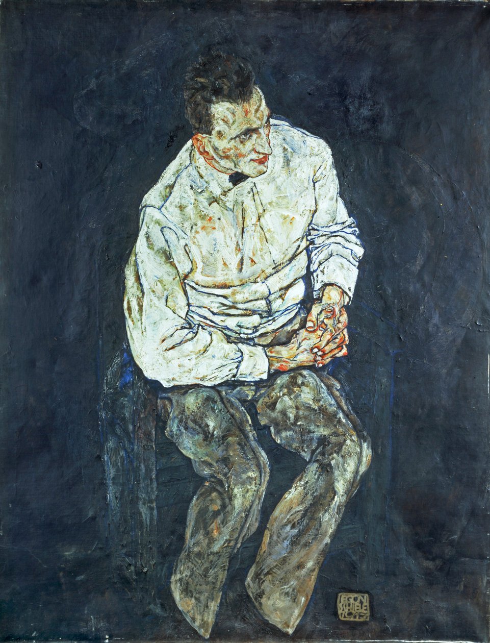 Portrait de Karl Grünwald ... - Egon Schiele