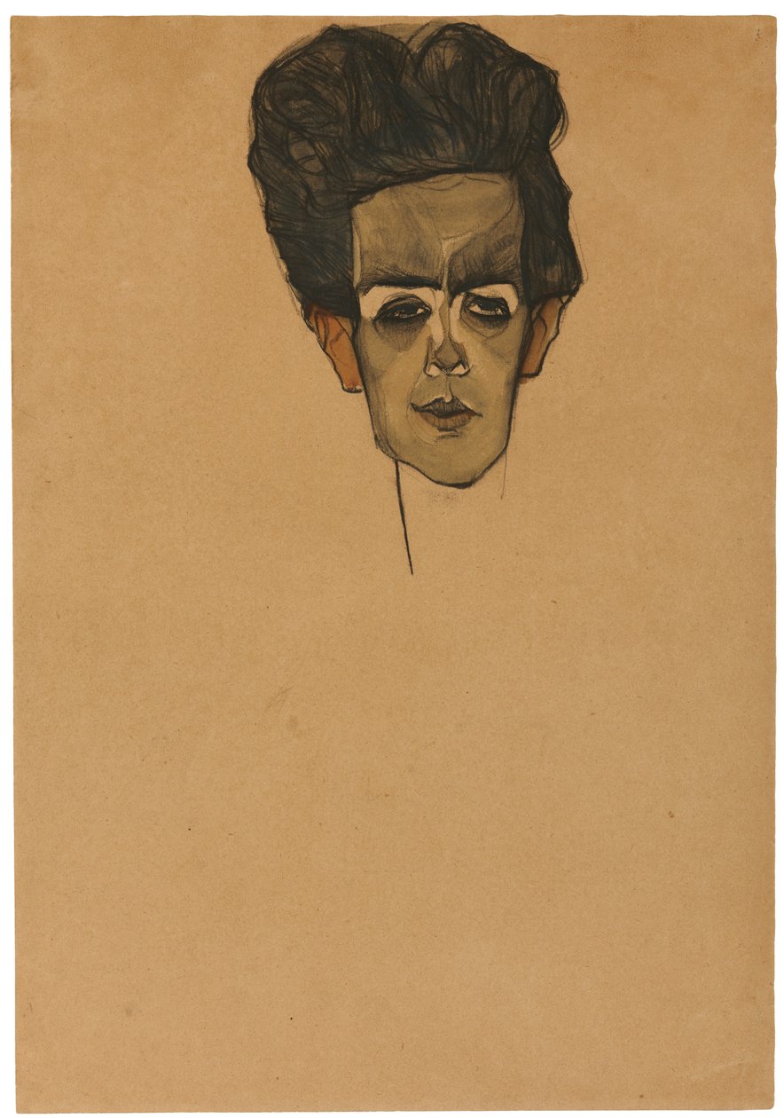 Autoportrait, 1910 - Egon Schiele