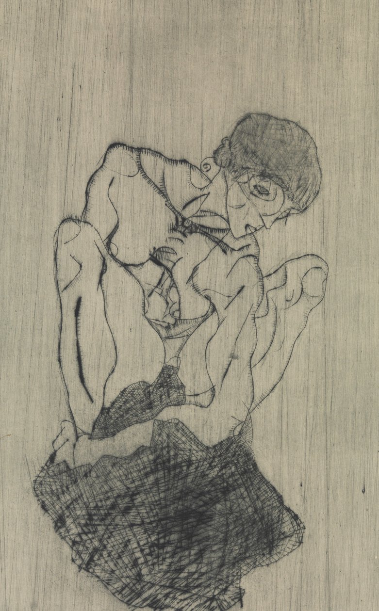 Tristesse, 1914. - Egon Schiele
