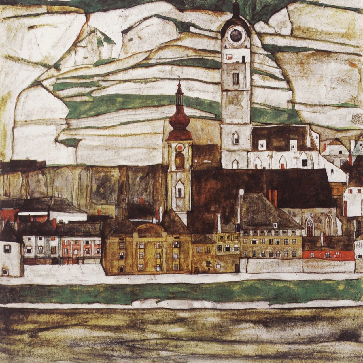 Stein an der Donau (Quartier de Krems) - Egon Schiele