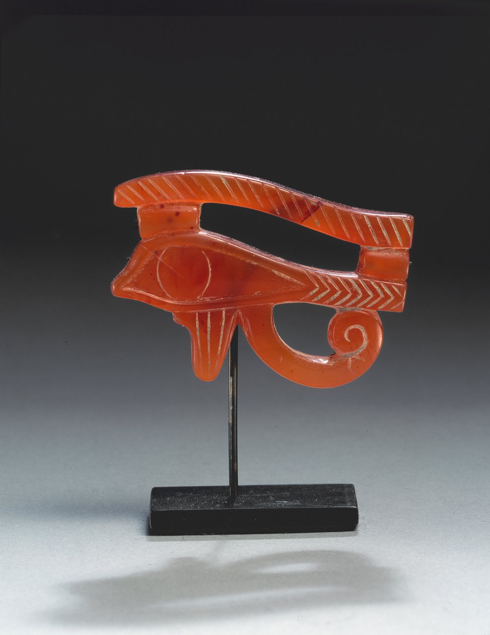 Amulette œil de Wedjat (cornaline) - Egyptian