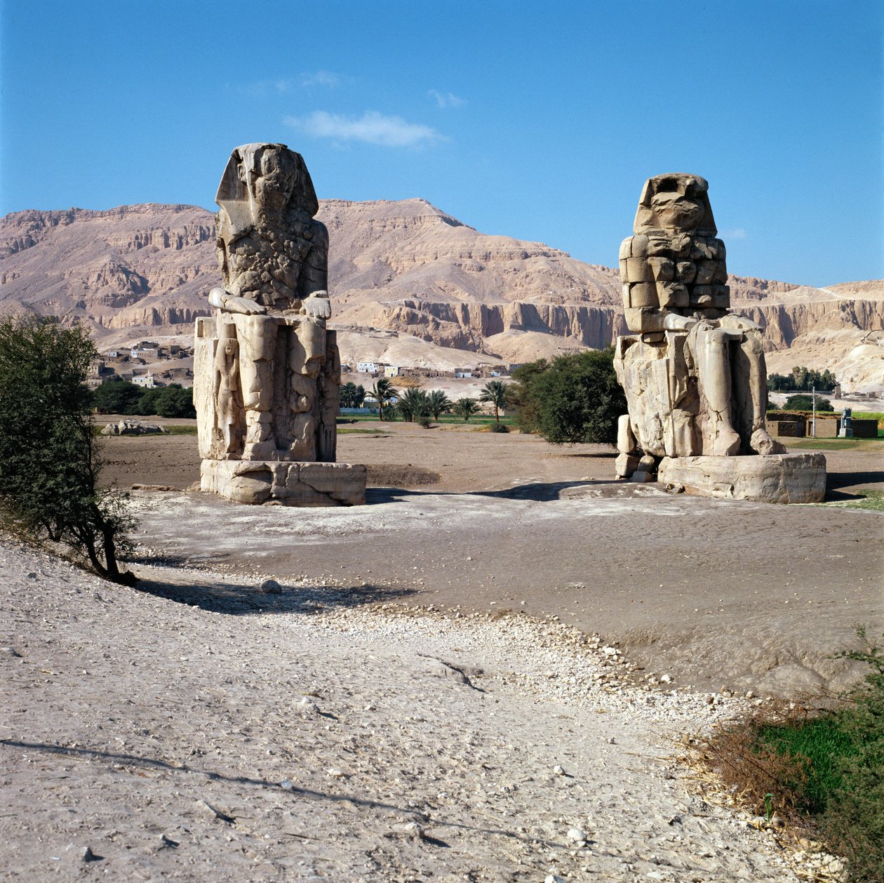 Les Colosses de Memnon, statues d