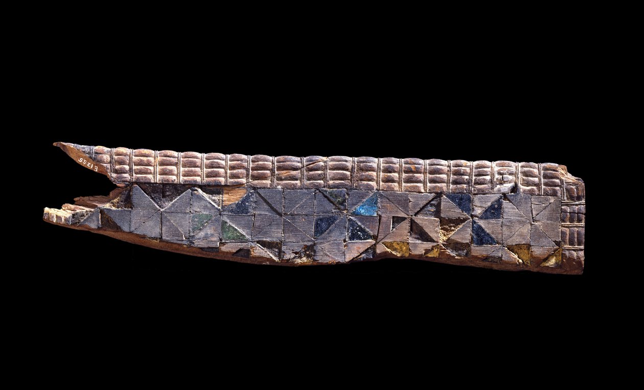 Fragment de meuble sculpté en bois tendre, vers 2800 av. J.-C. - Egyptian 2nd Dynasty