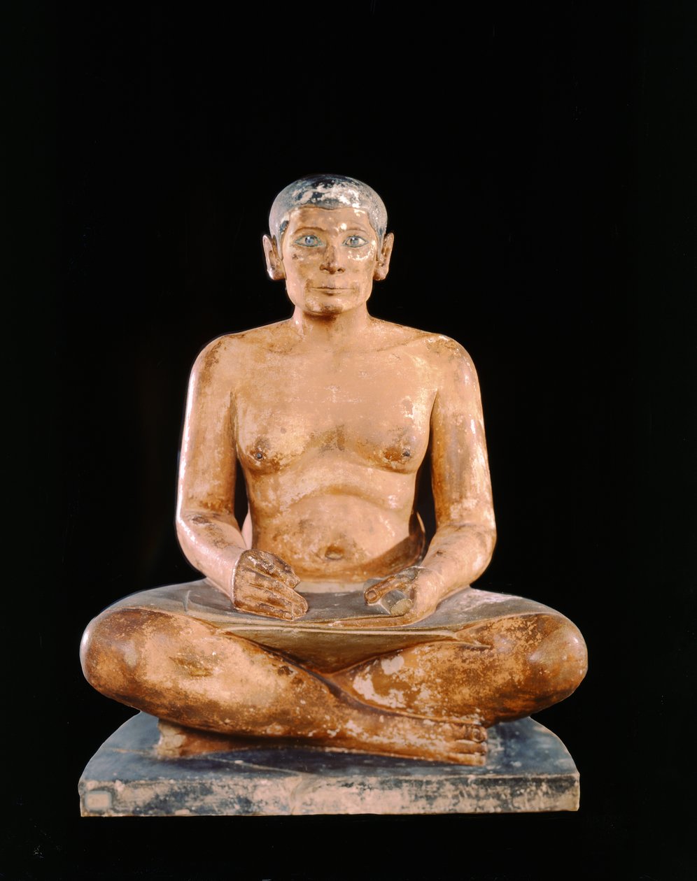 Statue du Scribe accroupi, de Saqqara, Ancien Empire - Egyptian 5th Dynasty