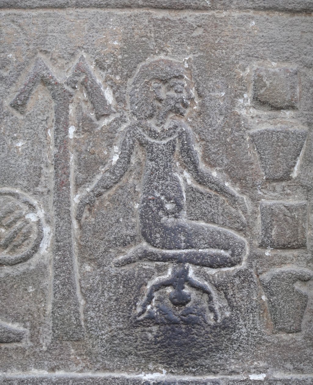 Femme donnant naissance, temple de Kom Ombo - Egyptian Egyptian