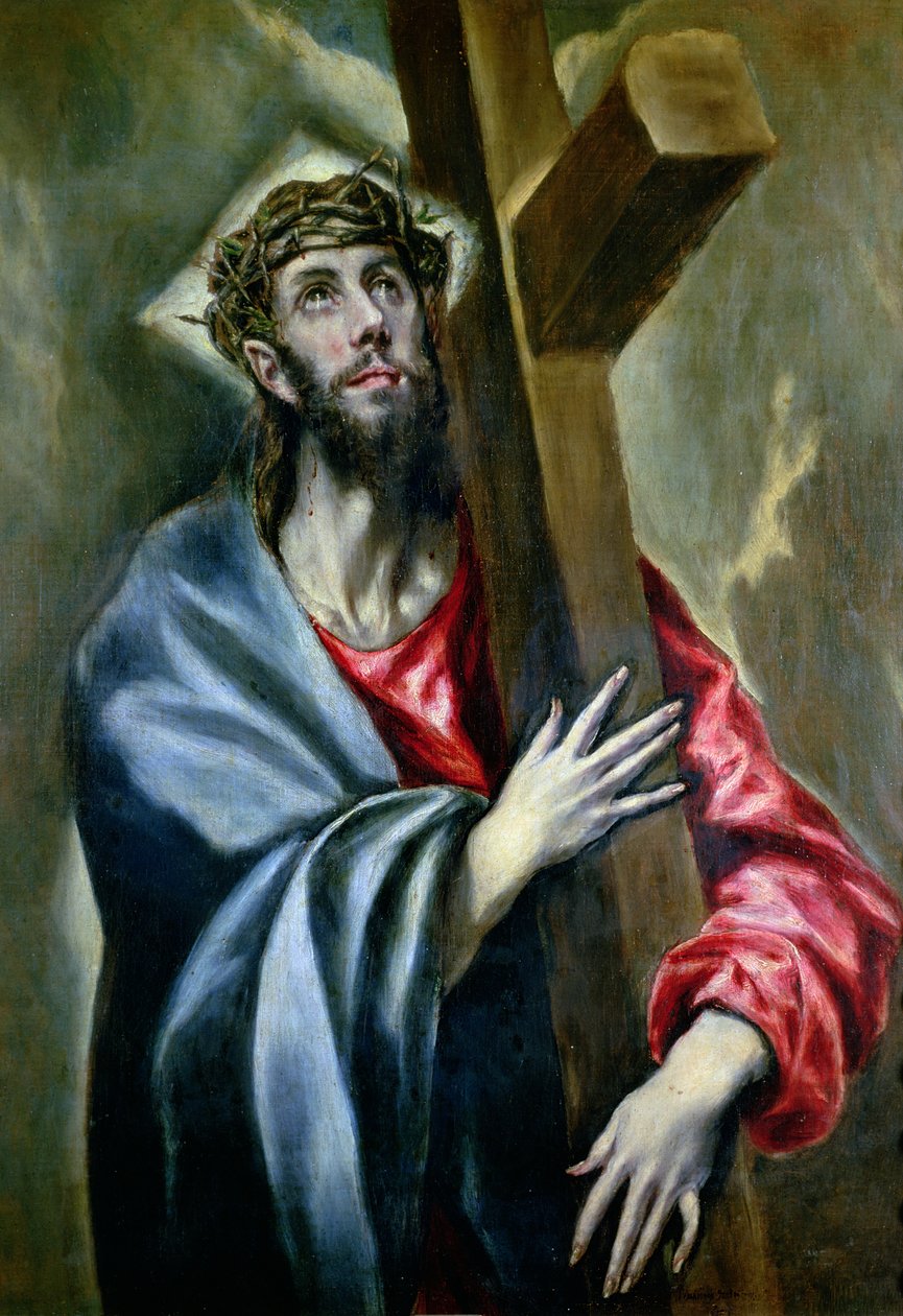 Christ étreignant la croix, 1600-10 - El Greco