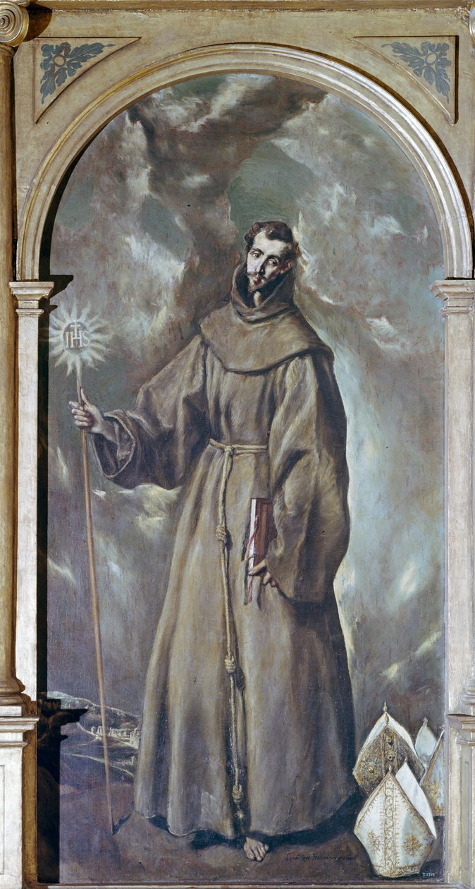 Saint Bernardin de Sienne - El Greco