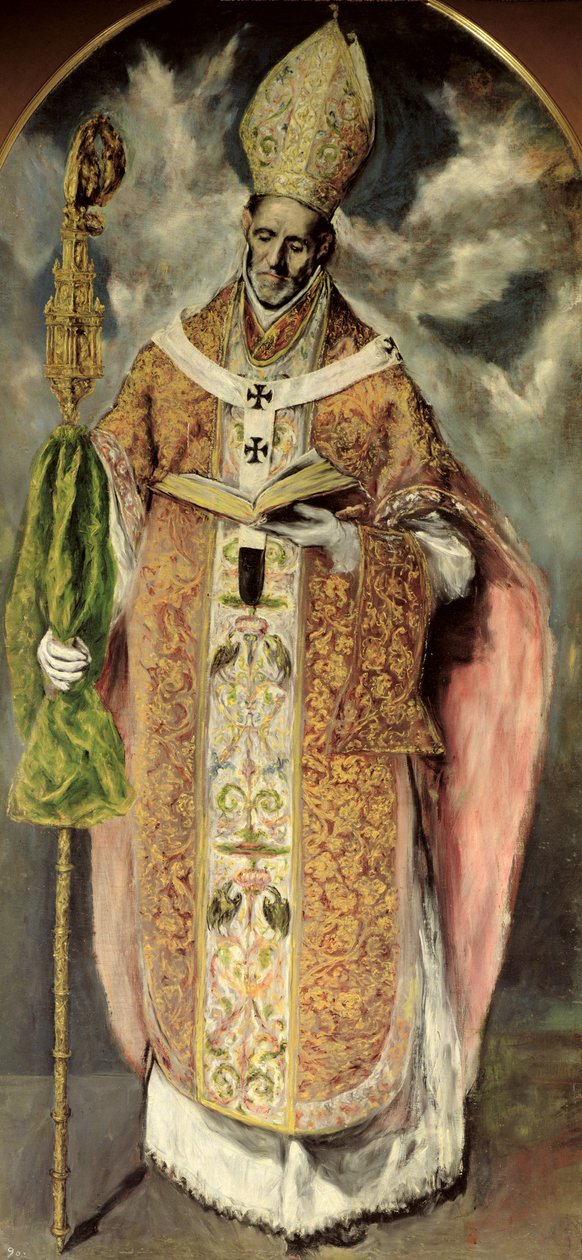 Saint Ildefonse (607-667) 1605-1610 - El Greco