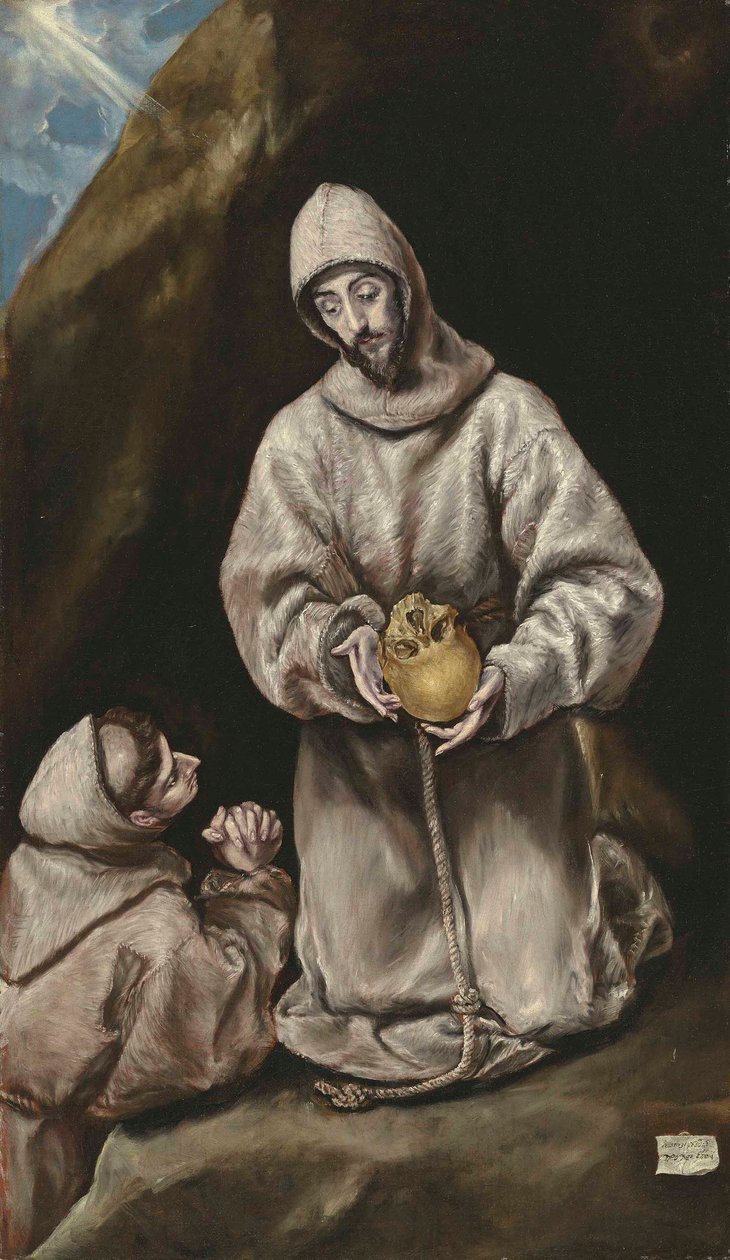 Saint François et Frère Léon en méditation - El Greco