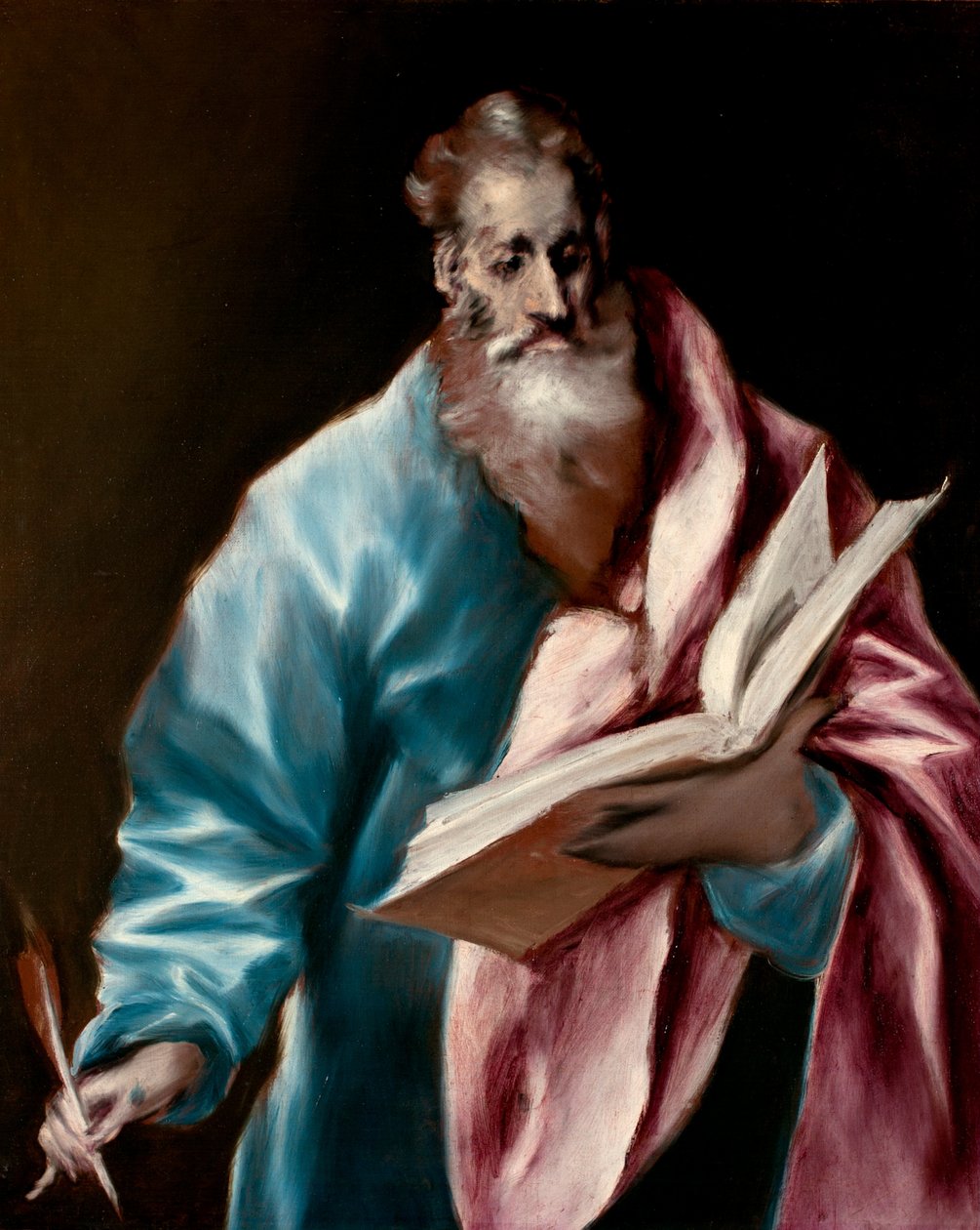 Espagnol : San Mateo Apóstol Apôtre Saint Matthieu - El Greco