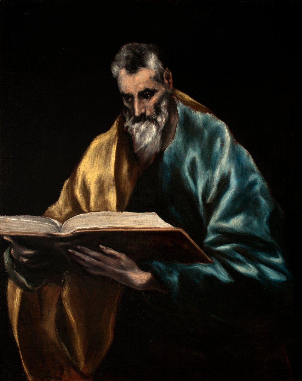 Espagnol : Simón el Zelote Apôtre Saint Simon - El Greco
