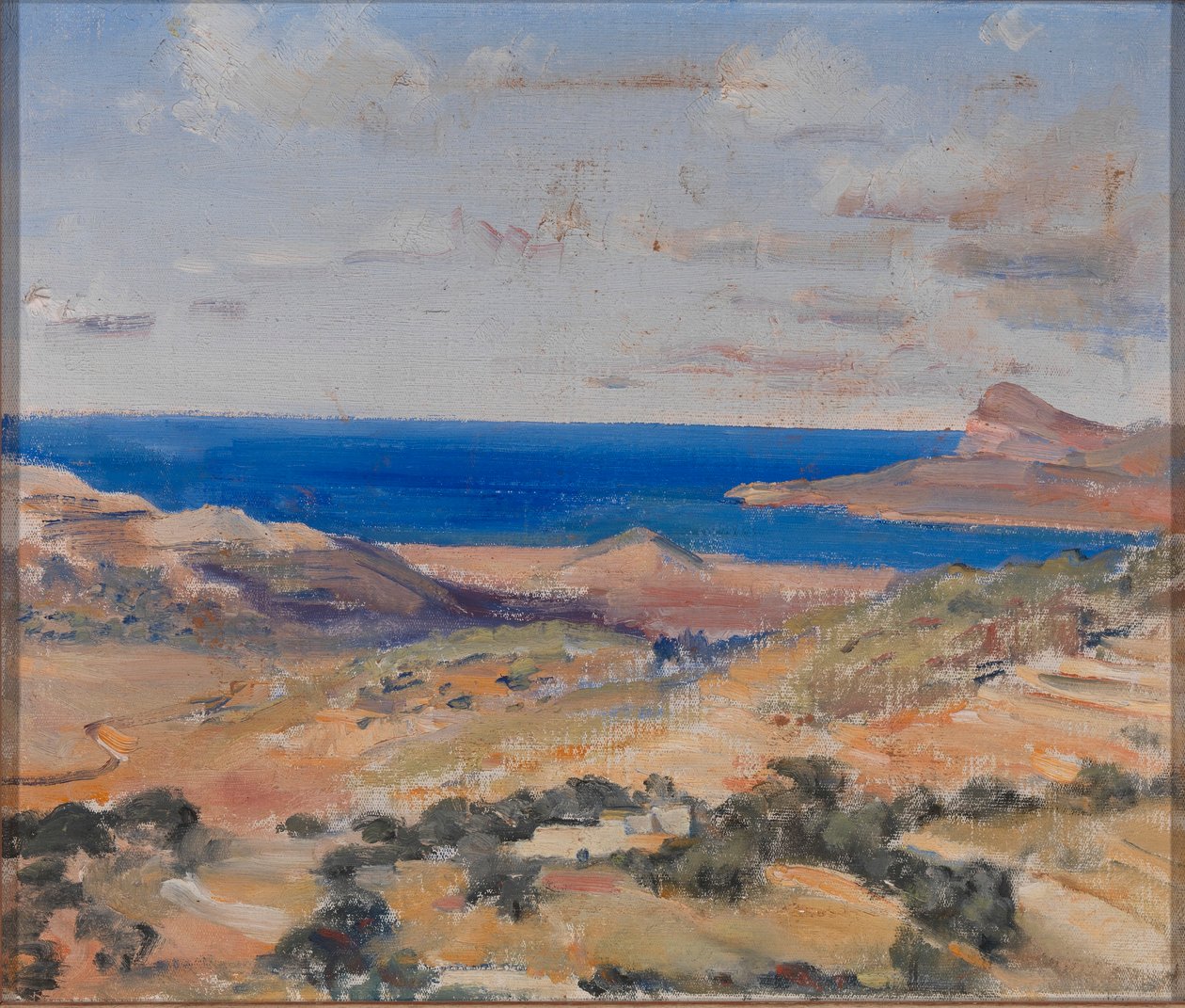 Rivage avec la mer bleue - Eleanor Harris