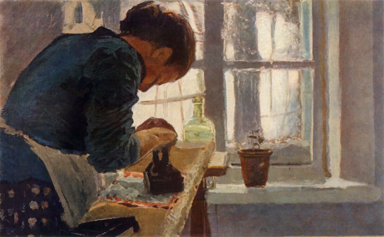 La blanchisseuse - Elena Dmitrievna Polenova