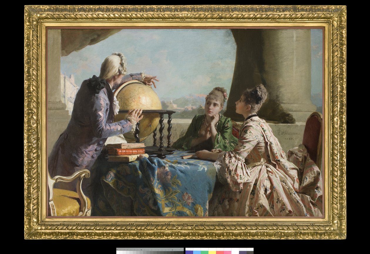 La leçon de géographie - Eleuterio Pagliano