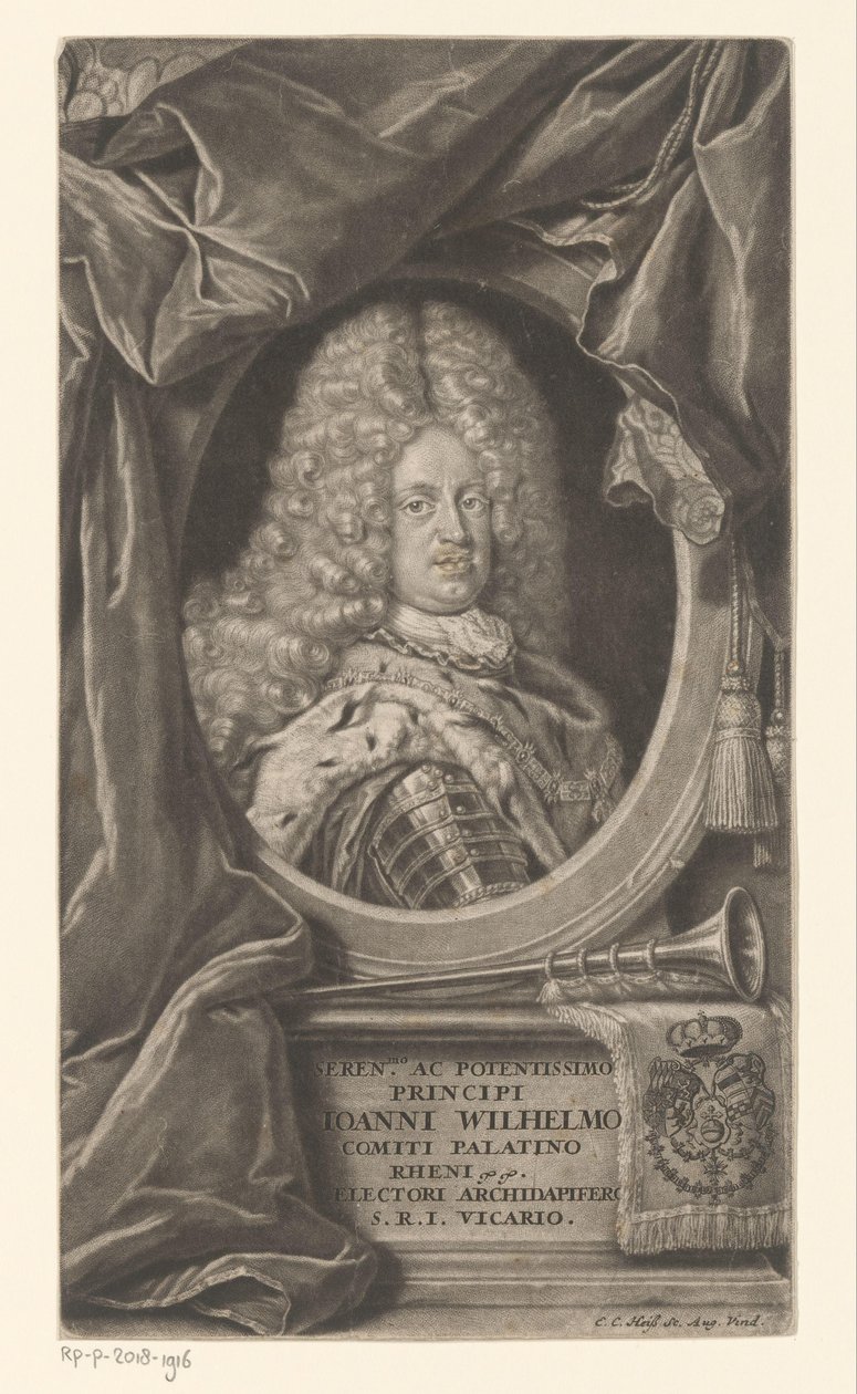 Portrait de Johann Wilhelm - Elias Christopf Heiss