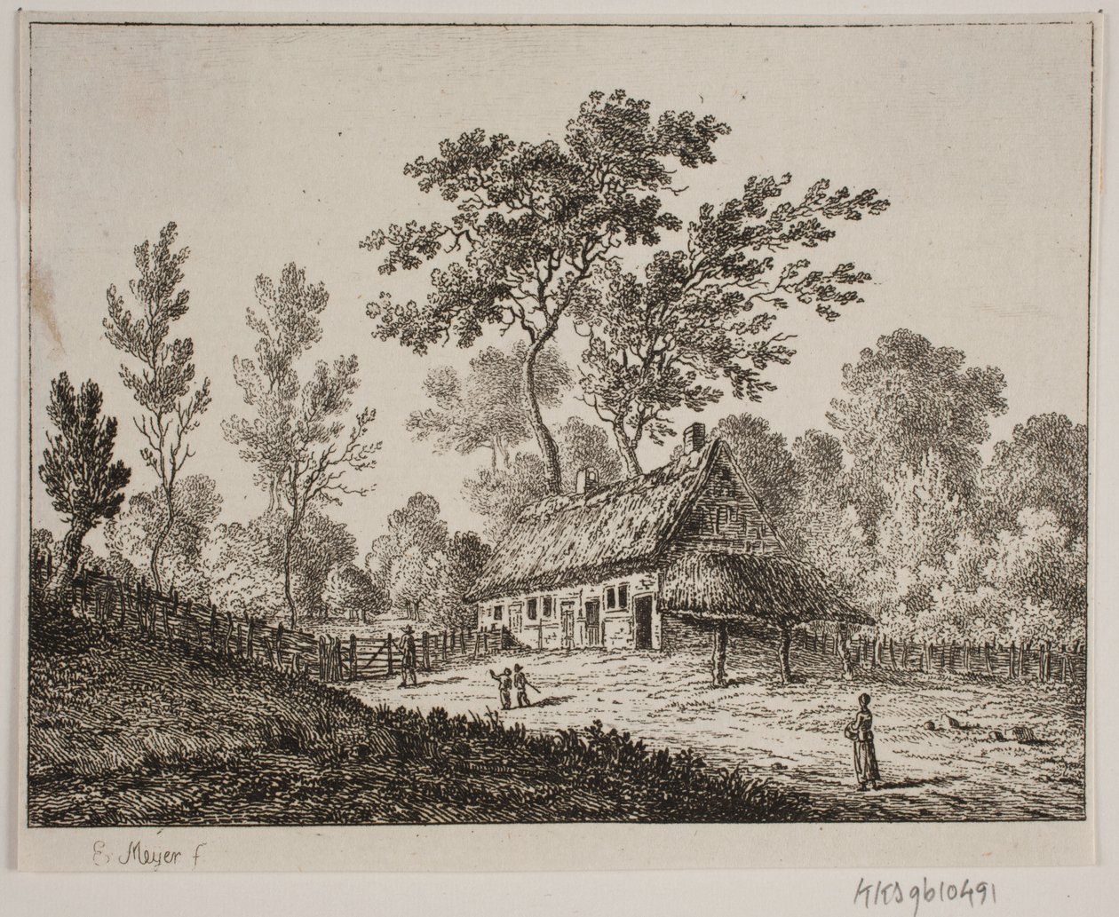 Une maison de paysan - Elias Meyer
