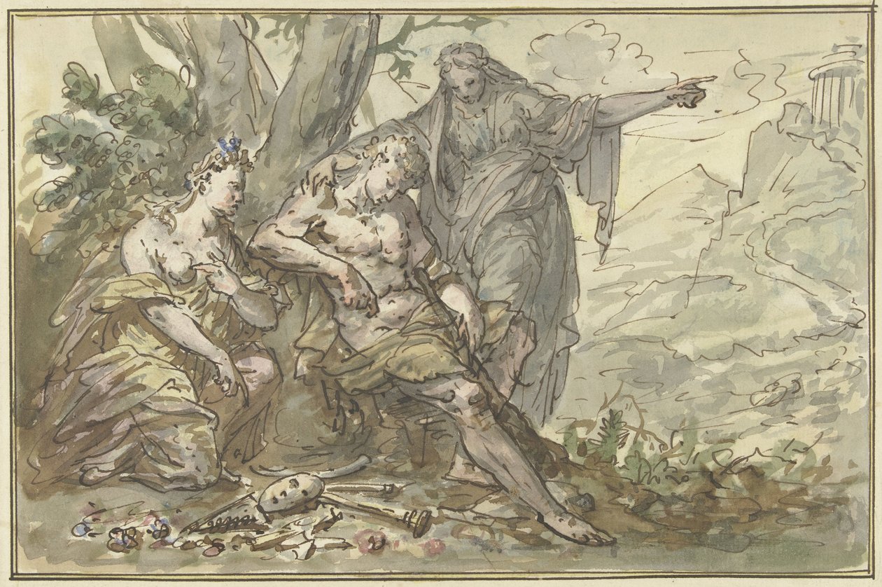 Hercule au carrefour - Elias van Nijmegen