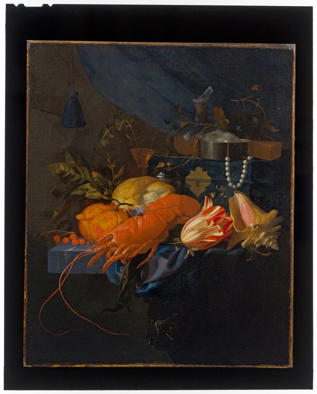 Nature morte avec un homard - Elias van den Broeck