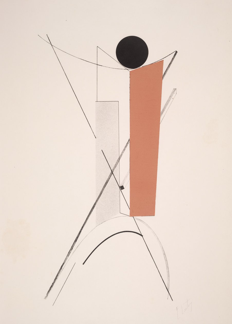 Sans titre - Eliezer Markowich Lissitzky