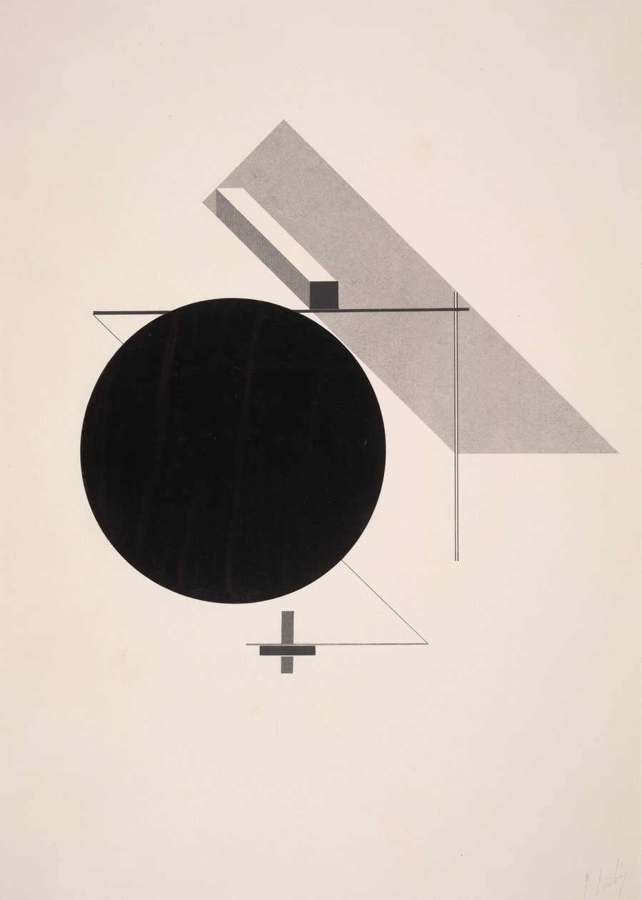 Sans titre - Eliezer Markowich Lissitzky