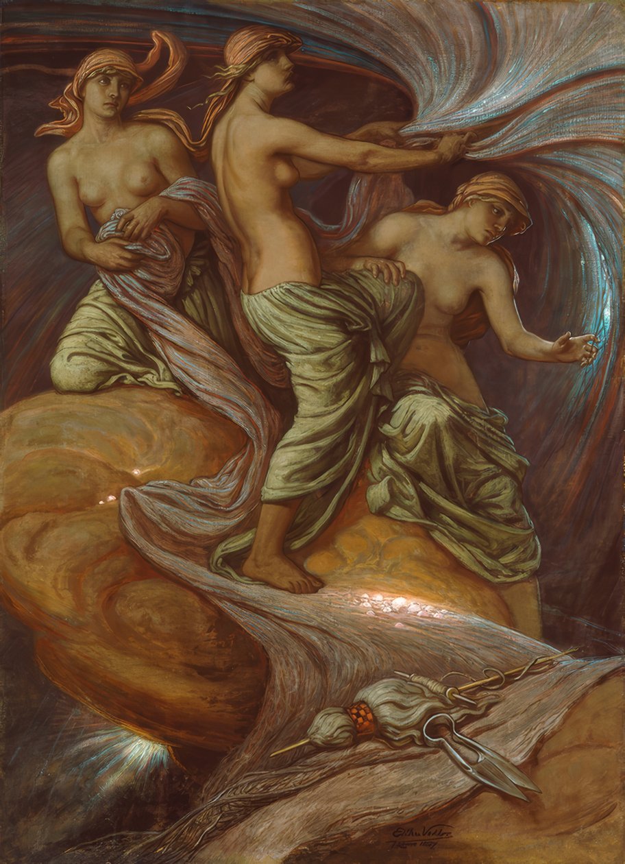La Rencontre des Destins dans les Étoiles - Elihu Vedder